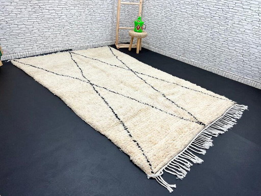 Handgeknüpfter Naturwollteppich, 300 x 200 cm