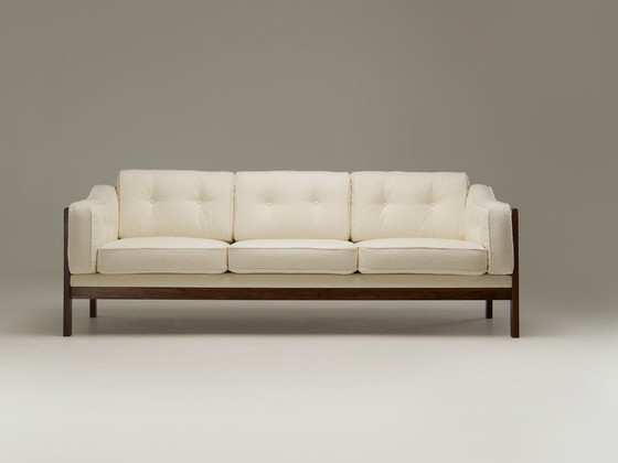 Monte Carlo 3-Seater Sofa in White Bouclé - Ingvar Stockum – 3-5 seaters, Textile (photo 4 of 9)