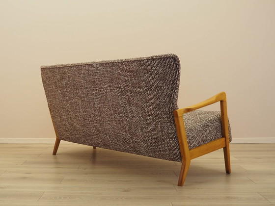 Image 1 of Beuken bank, Deens design, jaren 60, fabrikant: Fritz Hansen