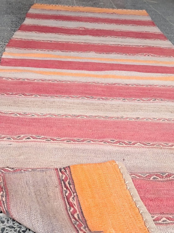 Image 1 of Kilim turco tessuto a mano 250x82 cm