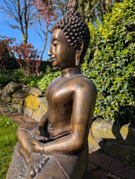 Image 1 of Chef-d'œuvre du Bouddha du XIXe siècle