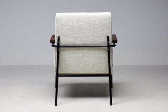 Image 1 of Vitra Jean Prouvé Salonsessel | Elfenbein Nubien | Zeitlose französische Eleganz