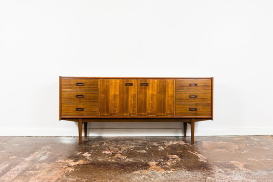 Image 1 of Credenza lunga di metà secolo di BFM, 1964, Polonia