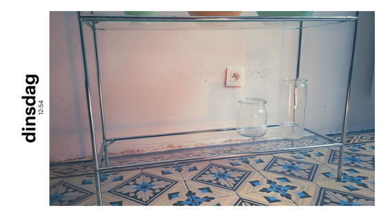 Abstracta Kast, Jaren Zestig Design, Poul Cadovius – Vitrinekasten, Chrome, Glass (photo 8 of 15)