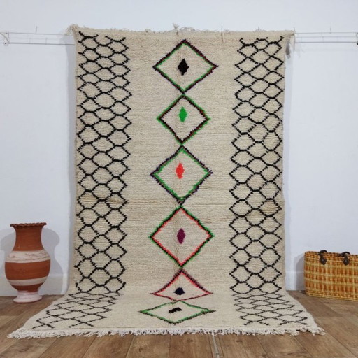 Vintage Berberteppich – Handgefertigter marokkanischer Teppich | 243 × 143 cm