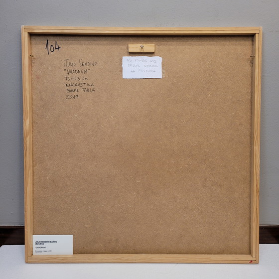 Image 1 of Acqua encaustica “Qvadrum”, Julio Sendino, 2019 - Arte contemporanea