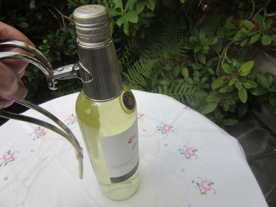 Portabottiglie E.P. Zinc, Made In Italy, Patent Pending, Vintage – Accessori da tavola, Metal (photo 2 of 14)