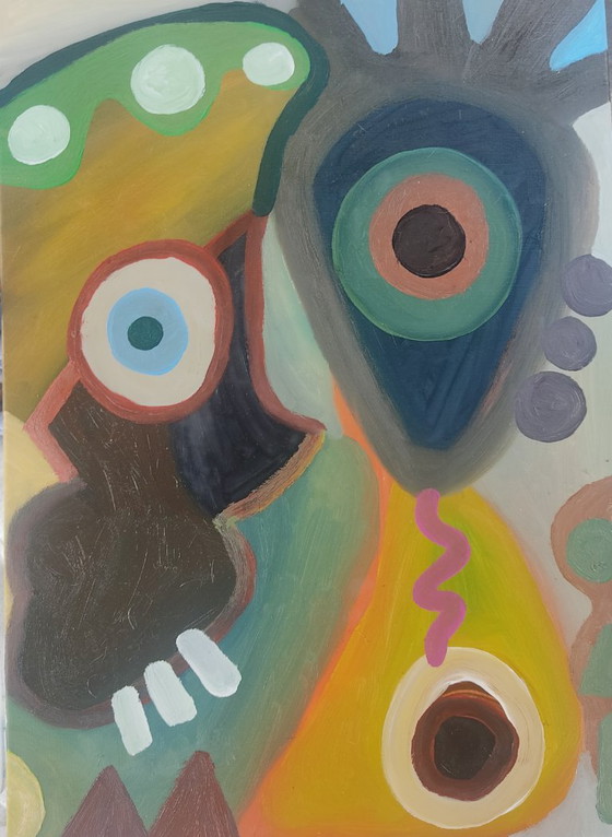 Original Painting by Mia Contemporary Art – Paintings & Drawings, Cotton (photo 2 of 5)
