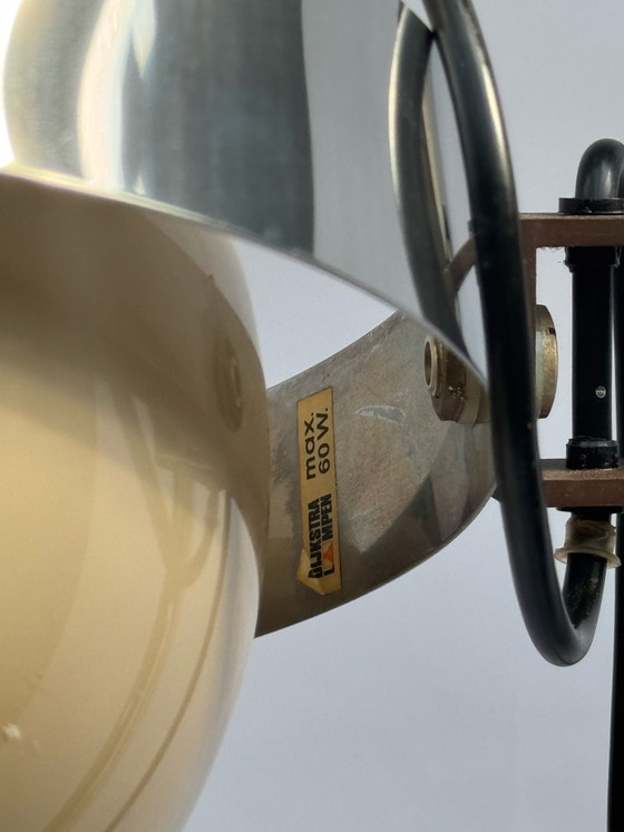 Image 1 of Vintage Dijkstra vloerlamp, jaren 70 | Verstelbare paddenstoelvormige kap | Nederlands design in Space Age-stijl