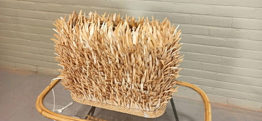 lámpara de mesa orgánica