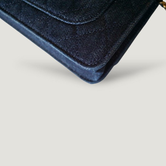 Image 1 of CHANEL PORTEMONNEE MET KETTING | DENIM