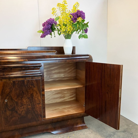 Image 1 of Art Deco buffet, walnut and burl wood, ca. 1930s