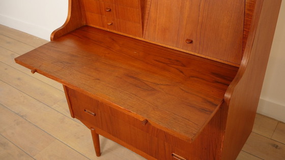 Image 1 of Secretaire vintage | danois | teck | avec miroir