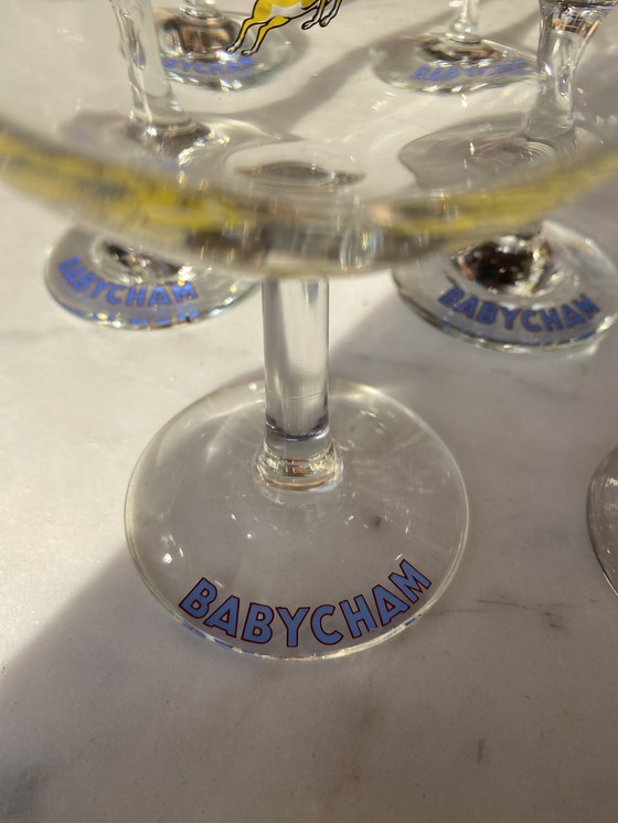 Image 1 of Champagneglazen Babycham