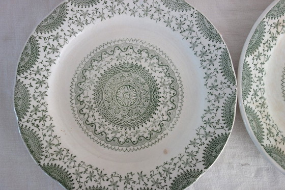 Image 1 of 6 platos llanos de loza Fine Ware