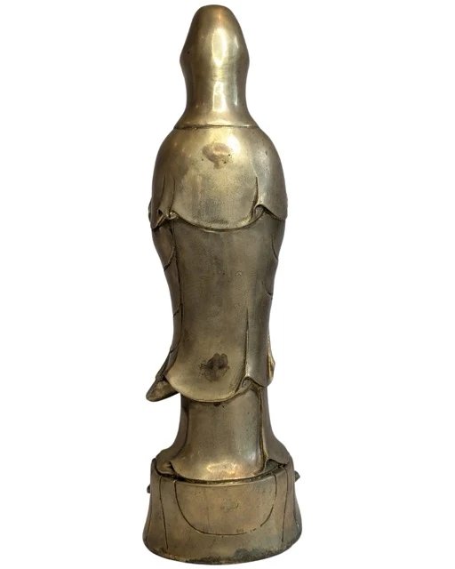 Guanyin de Bronce de Pie – China, Siglo XIX – Esculturas, Bronze (photo 5 of 10)