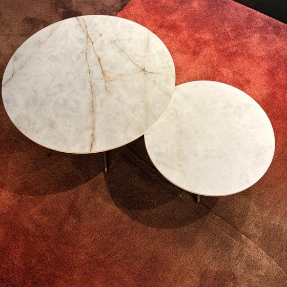 Metaform Old School Coffee table set, Metal, Ceramic, White, Modern (photo 3 of 6)