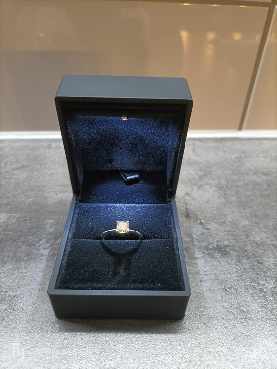 Image 1 of Ring - 14 carat white gold - 1.03 ct. two diamonds