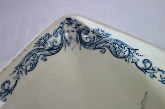 Image 1 of Pequeña compotera renacentista de loza de hierro procedente de Clairefontaine, siglo XIX