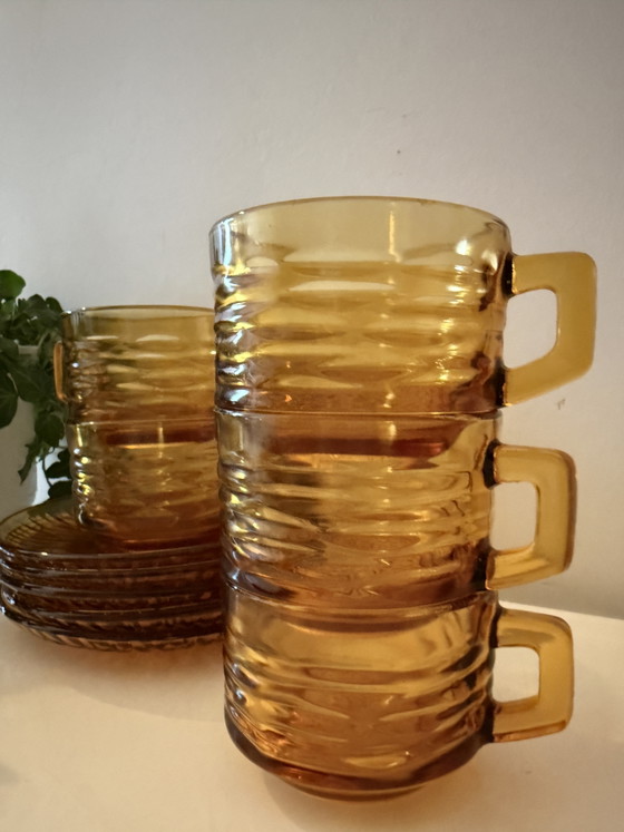 Juego de 5 tazas y platillos de espresso – Loza, Vidrio (photo 4 of 6)