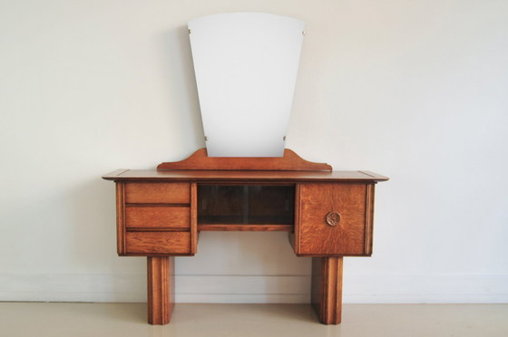 Image 1 of tocador Art Déco de roble