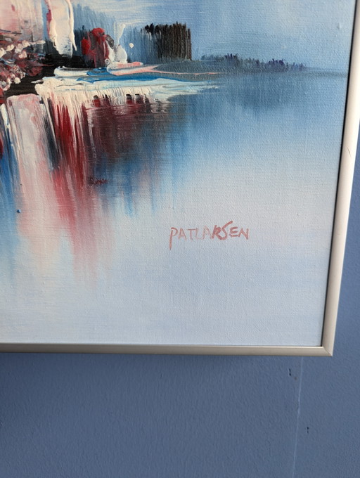 Abstract painting Pat Larsen Canada