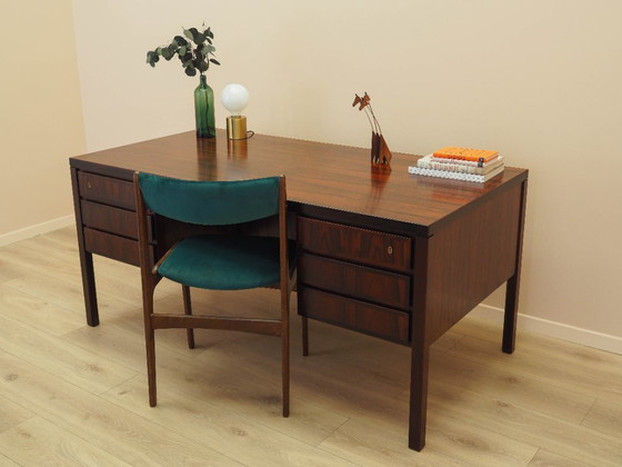 Image 1 of Bureau van palissanderhout, Deens design, jaren 70, vervaardigd door Omann Jun.