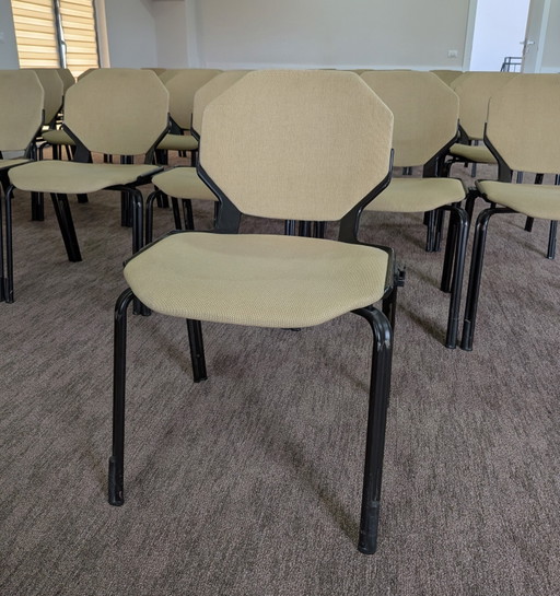 Stock Of 100 Vintage Space Age Chairs FRÖSCHER SITFORM (1983) - Open To Offers – bureaustoelen, Wood, Metal (photo 2 of 8)