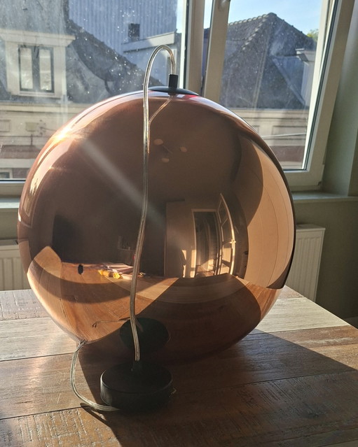 Originele Tom Dixon Copper Shade Hanglamp – 45 cm (Groot Model) – hanglampen, Plastic (photo 2 of 7)