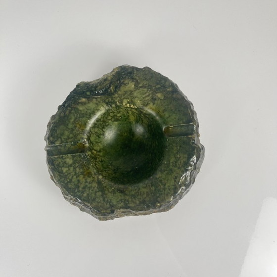Image 1 of Impressive green alabaster ashtray, Italy, 1970