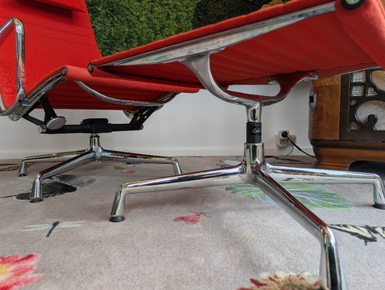 Vitra EA 124 + EA 125 Lounge | Charles & Ray Eames – Verstellbarer relaxsessel, Aluminium (photo 10 of 14)