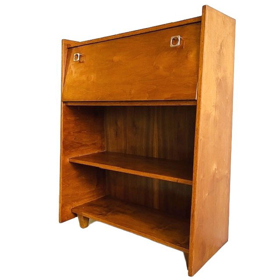 Image 1 of Vintage mid-century Danish design secretary cabinet 1960s