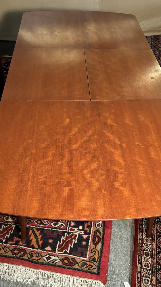Image 1 of Mid-century jaren 60 teak houten eettafel 