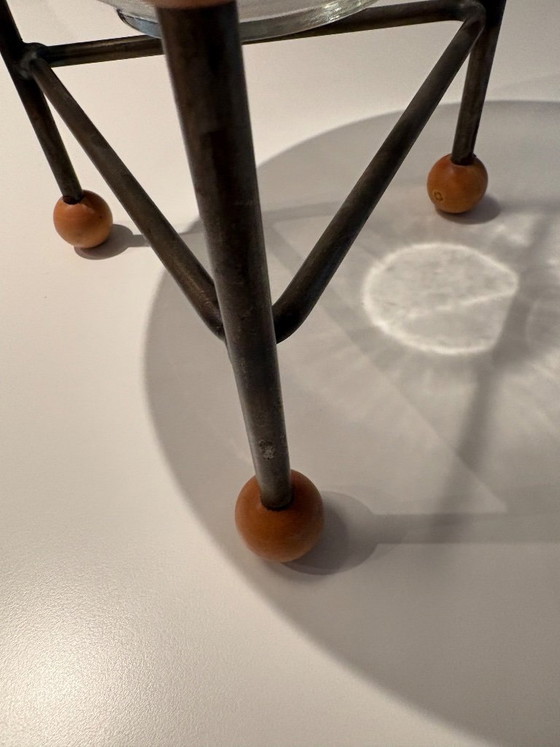 Design schaal op houten onderstel – Henry Dean, Decoratieve objecten, Glass, Metal (photo 5 of 6)