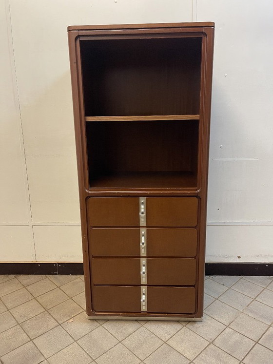 1980s Vintage Italian design cabinet – Metal, Wood (photo 2 of 8)