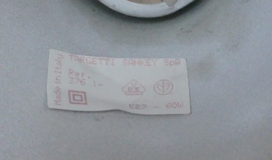 Image 1 of Aplique de pared y techo Targetti Sankey Diskus UFO años 70 UK1EAB