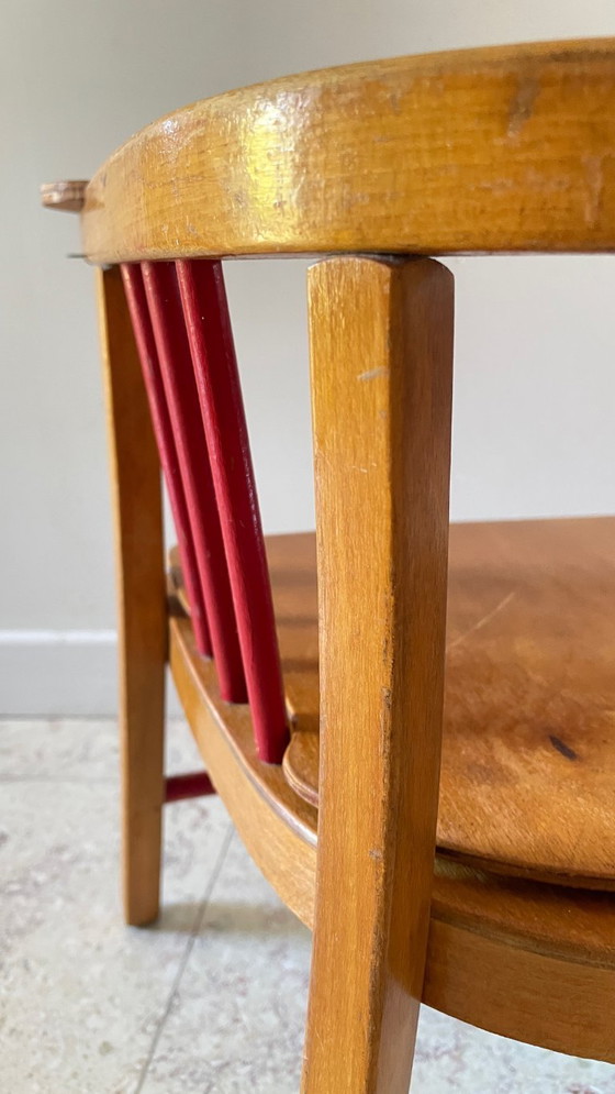 Image 1 of Poltrona per bambini in legno vintage Baumann