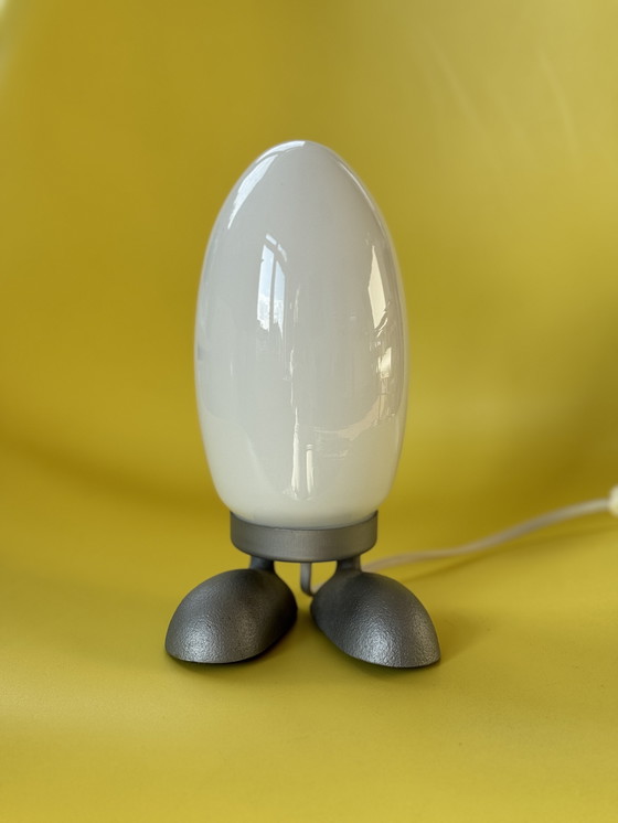 Image 1 of Lampe vintage IKEA Dino Egg design Tatsuo Konno 90s egg