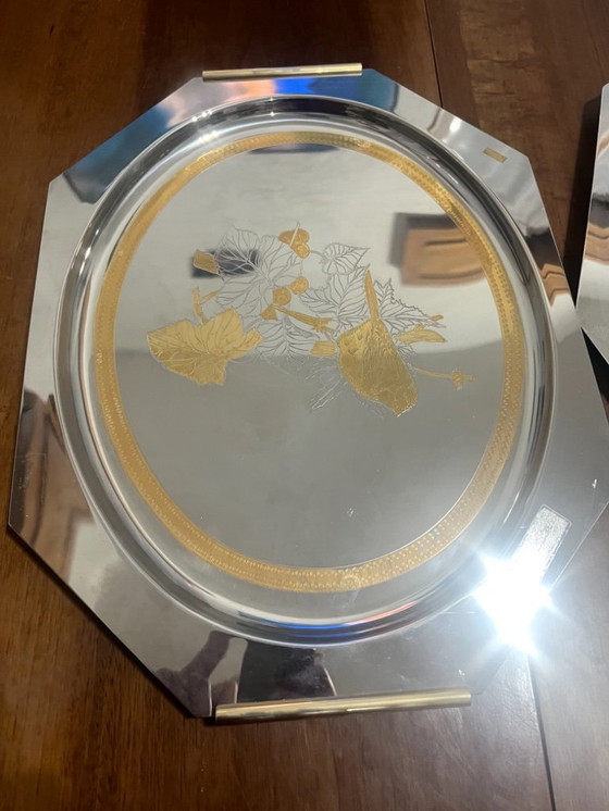 Image 1 of Ensemble de 3 élégants plateaux à bijoux