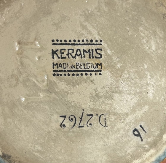Image 1 of  Original Charles Catteau for Boch Frères Keramis – Art Deco Vase D.2762