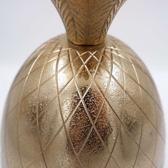 Image 1 of Seau à glace vintage en forme d'ananas, style Hollywood Regency, des années 1970.