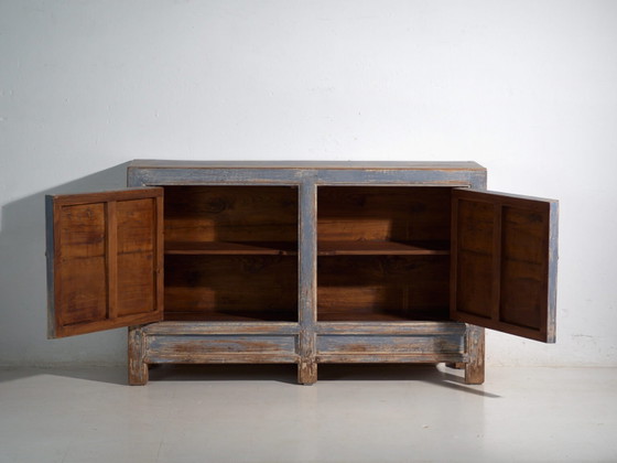 Credenza antica in legno di pino – Cina, circa 1950 – Credenze, Iron, Mid Century Modern (photo 38 of 40)