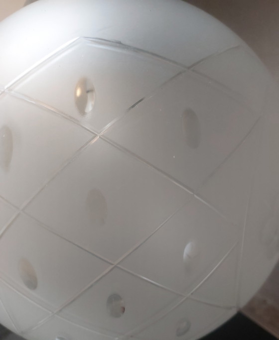 Lampadario completamente restaurato, vetro soffiato a bocca, stile Art Déco – Lampade a sospensione, Glass (photo 3 of 11)