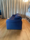 Canapé 3 places Cassina Maralunga bleu