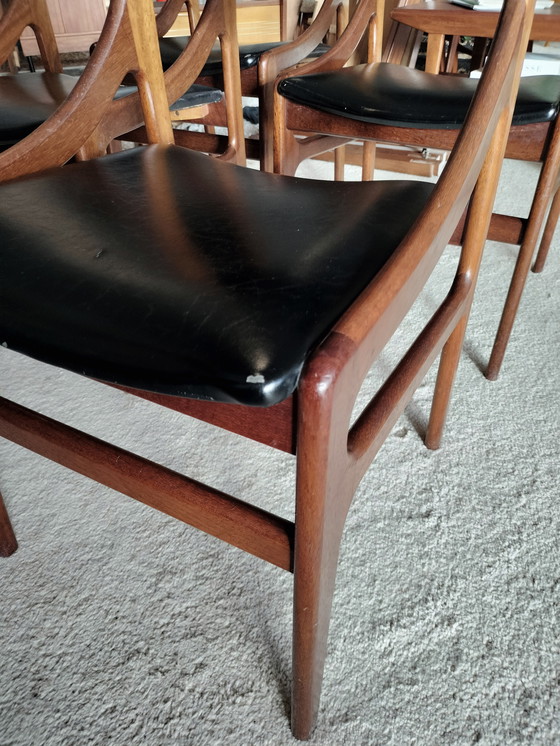Image 1 of Set vintage di sedie da pranzo danesi, Vestervig Eriksen