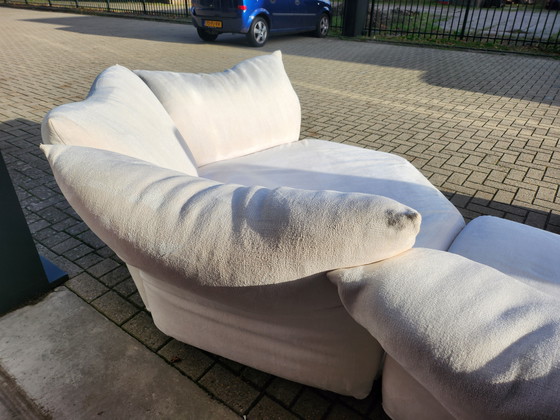 Image 1 of Edra - Standard bank + poef by Francesco Binfaré