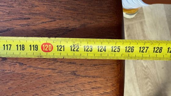 Image 1 of table basse ovale vintage en teck