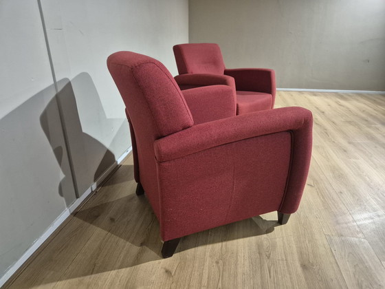 Image 1 of 2x Henders and Hazel - Saarbrucken - Poltrone - Rosso