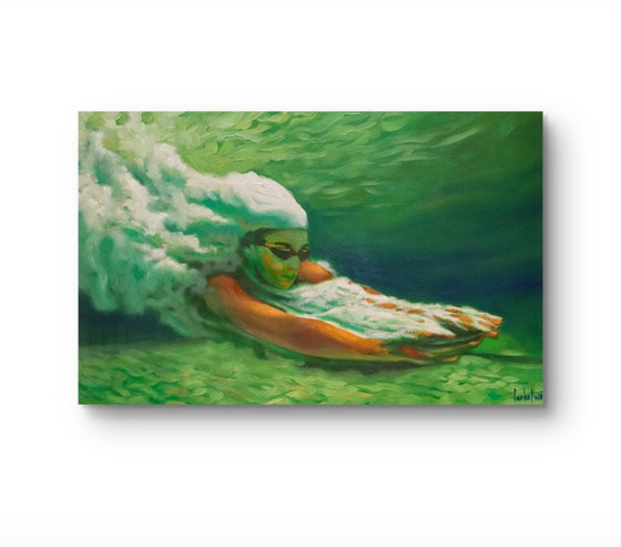 Alejandro Carballosa – 'Fuga' – Original Oil Painting on Canvas (Modern Cubka) – Paintings & Drawings (photo 2 of 5)