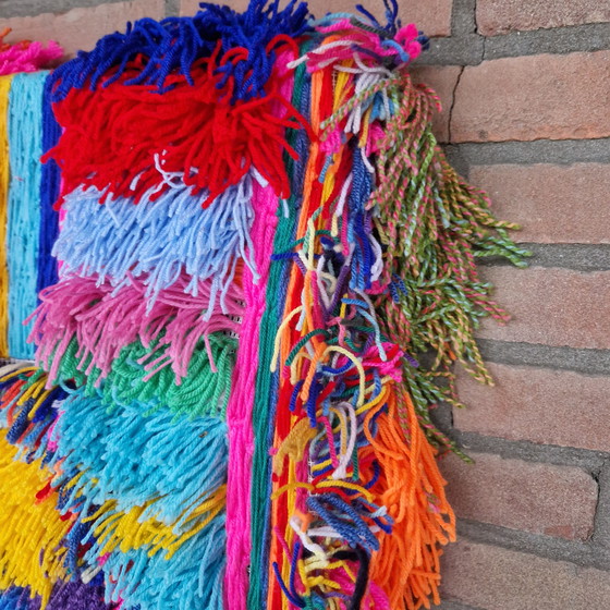 Image 1 of Vintage wandkleed wanddecoratie muurkleed kunstwerk